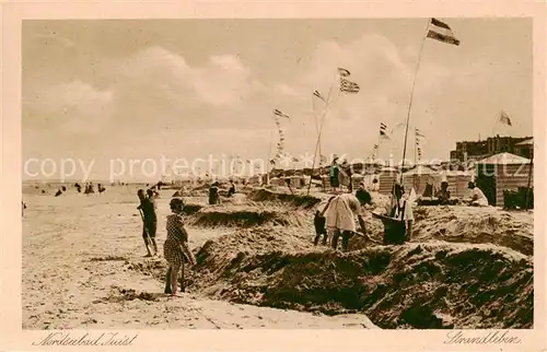 AK / Ansichtskarte  Juist_Nordseebad Strandleben Juist_Nordseebad