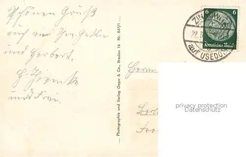 AK / Ansichtskarte  Zinnowitz_Ostseebad Seebruecke und Strand Zinnowitz_Ostseebad