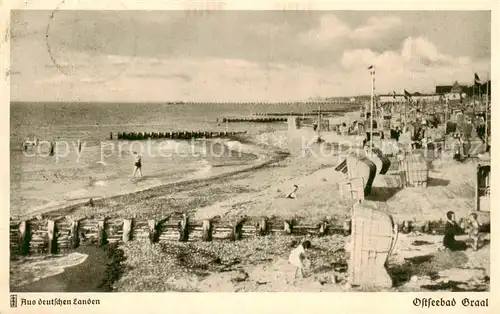 AK / Ansichtskarte  Graal-Mueritz_Ostseebad Strandleben Serie Aus deutschen Landen Graal-Mueritz_Ostseebad