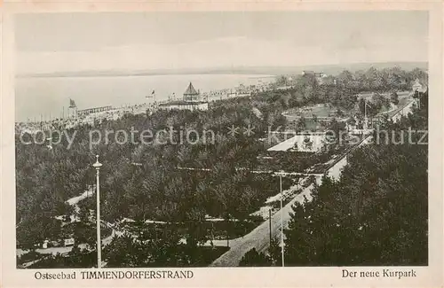 AK / Ansichtskarte 73818065 Timmendorfer_Strand Der neue Kurpark Timmendorfer_Strand