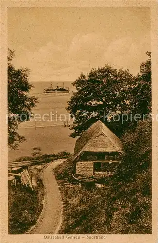 AK / Ansichtskarte  Goehren__Ostseebad_Ruegen Suedstrand 