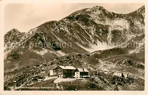 AK / Ansichtskarte  Edmund-Probst-Haus_1923m_Nebelhorn_Oberstdorf mit Nebelhorn 