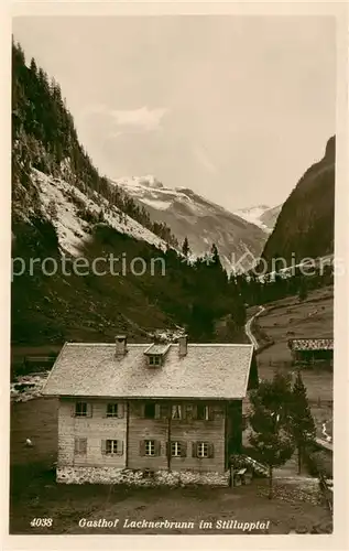 AK / Ansichtskarte  Lacknerbrunn_1044m_Stillup_Stilluptal_Mayrhofen_Zillertal_AT Gasthof Lacknerbrunn 