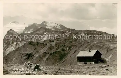 AK / Ansichtskarte  Tuxerjochhaus_2340m_Tirol_AT Panorama 