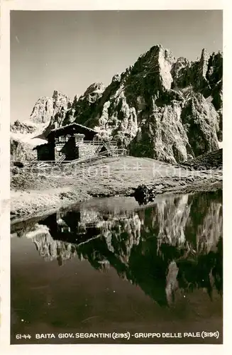 AK / Ansichtskarte  Baita-Giovanni-Segantini_2195m_Cortina_d_Ampezzo_IT Gruppo delle Pale 