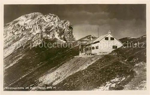 AK / Ansichtskarte  Noerdlingerhuette_2242m_Reitherspitze_Zirl_Tirol_AT Panorama 