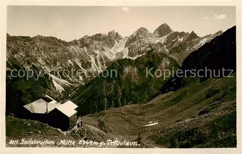 AK / Ansichtskarte 73818160 Innsbruckerhuette_2369m_Neustift_Stubaital_Tirol_AT mit Trubulaun 