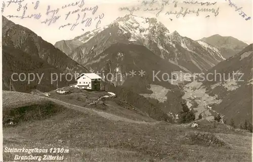 AK / Ansichtskarte 73818177 Steinerkogelhaus_1270m_Brandberg_Zillertal_Tirol_AT Panorama 