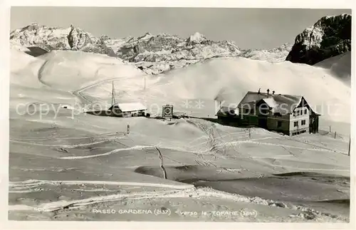 AK / Ansichtskarte  Passo_Gardena verso le Tofane Passo Gardena