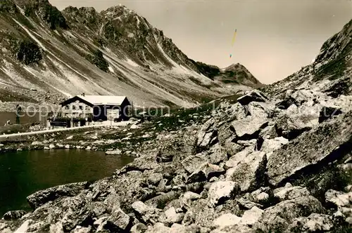 AK / Ansichtskarte Ospiz_Fluela_Flueelapass_2383m_GR Panorama 