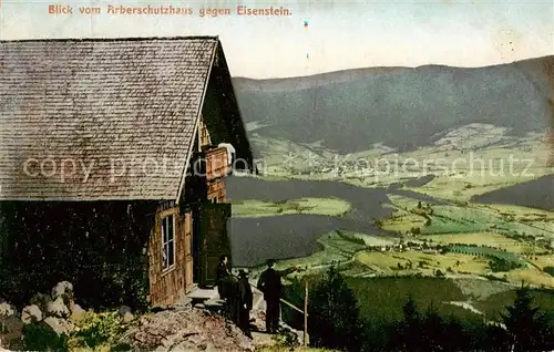 AK / Ansichtskarte  Eisenstein_Zelezna_Ruda_CZ Blick vom Arberschutzhaus 