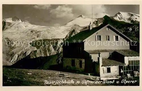 AK / Ansichtskarte  Tuxerjochhaus_2340m_Tirol_AT mit Gforner Wand und Olperer 