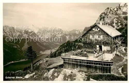 AK / Ansichtskarte  Erfurterhuette_1834m_Tirol Panorama 