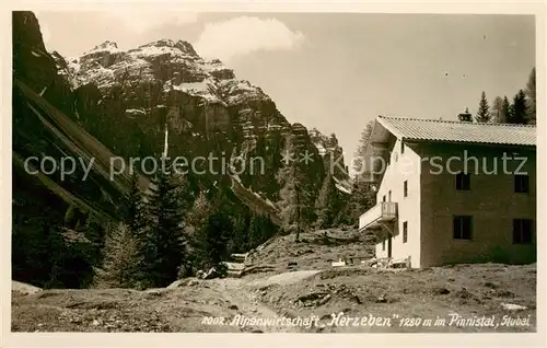 AK / Ansichtskarte 73818226 Pinnistal_Neustift_Stubaital_Tirol_AT Alpenwirtschaft Herzeben 