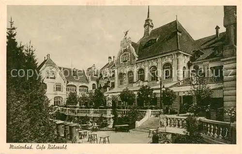 AK / Ansichtskarte  Marienbad_Tschechien_Boehmen Cafe Ruebezahl Marienbad_Tschechien