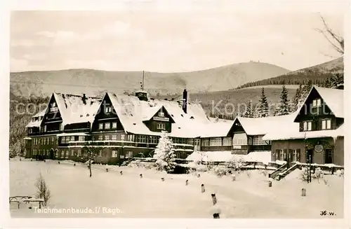 AK / Ansichtskarte  Riesengebirge_Schlesischer_Teil Teichmannbaude 