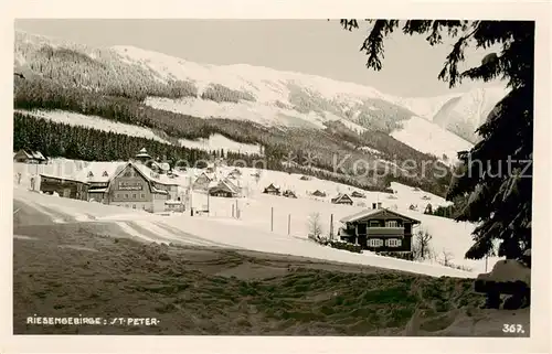 AK / Ansichtskarte  Riesengebirge_Schlesischer_Teil St Peter 