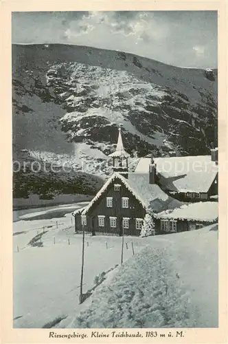 AK / Ansichtskarte  Riesengebirge_Schlesischer_Teil Kleine Teichbaude 