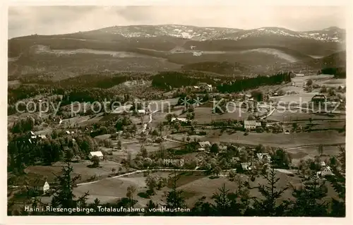 AK / Ansichtskarte 73818273 Hain__Giersdorf_Riesengebirge_Podgorzy_PL Panorama vom Haustein 