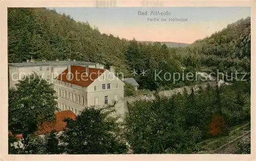 AK / Ansichtskarte 73818275 Bad_Altheide_Polanica-Zdrój Partie im Hoellental 