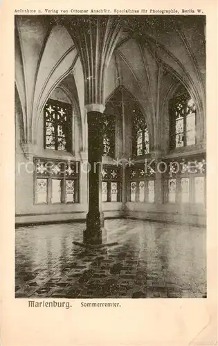 AK / Ansichtskarte  Marienburg__Westpreussen_Malbork_PL Sommerremter 