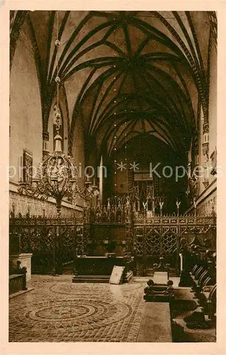 AK / Ansichtskarte  Marienburg__Westpreussen_Malbork_PL Marienkirche im Hochschloss Inneres 