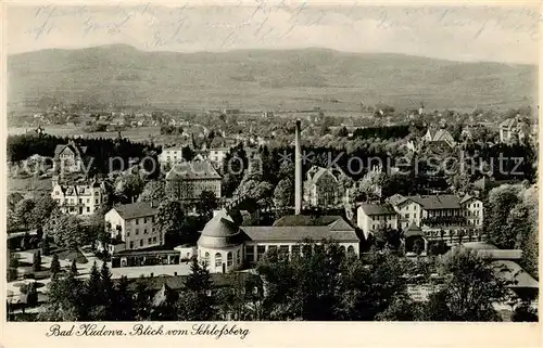 AK / Ansichtskarte  Bad_Kudowa_Kudowa-Zdroj_Niederschlesien_PL Blick vom Schlossberg 