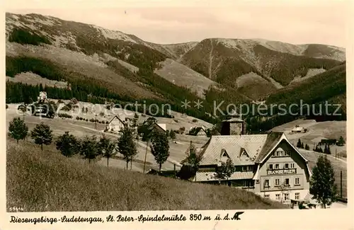 AK / Ansichtskarte  Riesengebirge_Schlesischer_Teil St Peter Spindelmuehle 