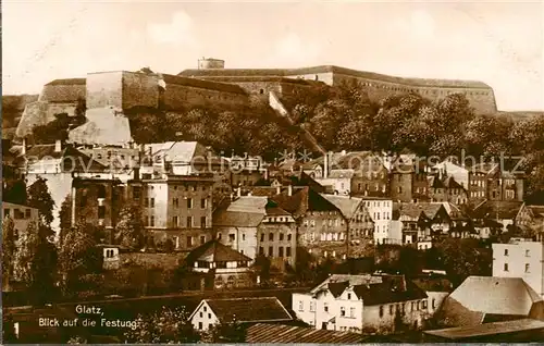 AK / Ansichtskarte 73818346 Glatz_Klodzko_Niederschlesien_PL Blick auf die Festung 