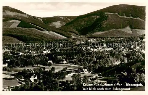 AK / Ansichtskarte  Krummhuebel_Karpacz_Riesengebirge_PL und Querseiffen mit Blick nach dem Eulengrund 