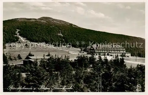 AK / Ansichtskarte  Riesengebirge_Schlesischer_Teil Spindlerbaude und Kleine Sturmhaube 