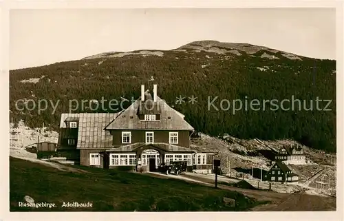 AK / Ansichtskarte  Riesengebirge_Schlesischer_Teil Adolfbaude 