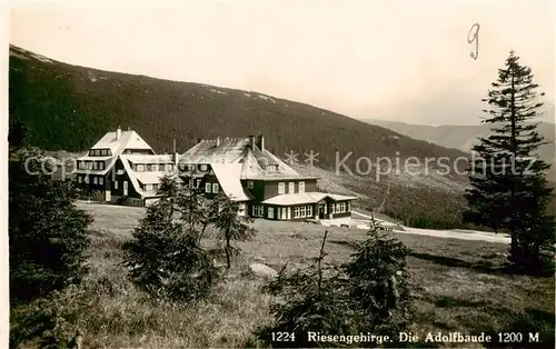 AK / Ansichtskarte  Riesengebirge_Schlesischer_Teil Die Adolfbaude 