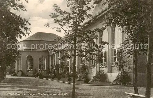 AK / Ansichtskarte  Bad_Kudowa_Kudowa-Zdroj_Niederschlesien_PL Eugen Quelle mit Wandelhalle 