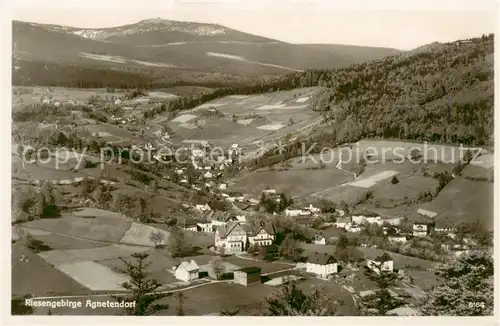 AK / Ansichtskarte  Agnetendorf_ Jagniatkow_Jelenia_Gora_Riesengebirge_PL Panorama 