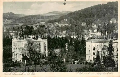 AK / Ansichtskarte 73818471 Bad_Landeck_Schlesien_PL Panorama mit Zeppelinhoehe 