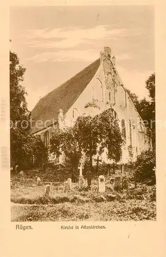 AK / Ansichtskarte  Altenkirchen_Ruegen Kirche Altenkirchen Ruegen