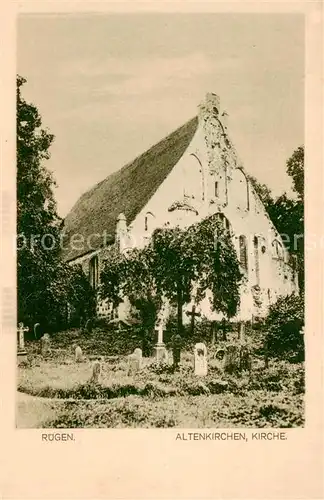 AK / Ansichtskarte  Altenkirchen_Ruegen Kirche Altenkirchen Ruegen