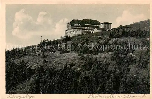 AK / Ansichtskarte  Riesengebirge_Schlesischer_Teil Die Hampelbaude 