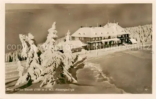 AK / Ansichtskarte  Riesengebirge_Schlesischer_Teil Neue Schlesische Baude 