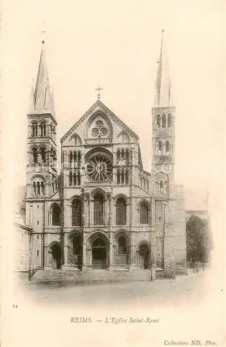 AK / Ansichtskarte Reims_51 Eglise Saint Remi 