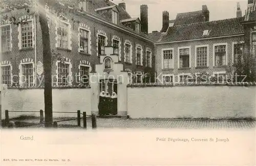 AK / Ansichtskarte 73818515 Gand_Belgien Petit Béguinage Couvent Saint Joseph Gand Belgien