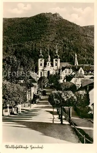 AK / Ansichtskarte  Haindorf_Isergebirge_Hejnice_CZ Wallfahrtskirche mit dem Nussstein Silesia Karte Nr. 6453 