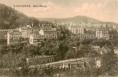 AK / Ansichtskarte 73818568 Karlsbad_Eger_Karlovy_Vary Schlossberg 