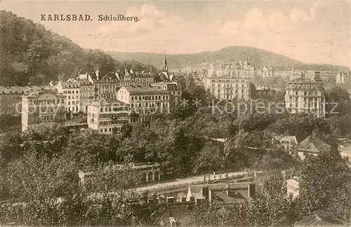 AK / Ansichtskarte  Karlsbad_Eger_Karlovy_Vary Schlossberg 