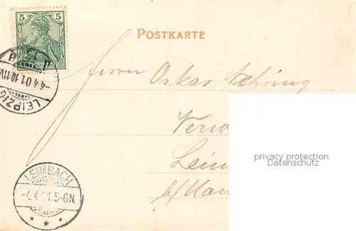 AK / Ansichtskarte  Leipzig Johannapark Kirche Fontaene Leipzig