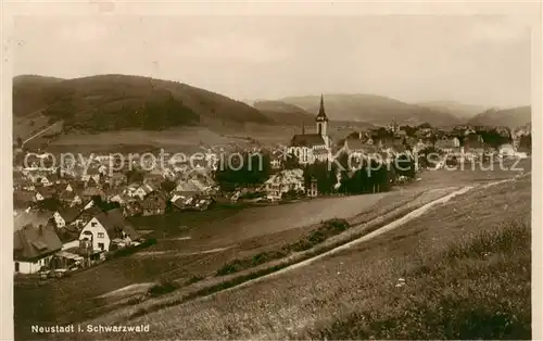 AK / Ansichtskarte  Neustadt__Schwarzwald_Titisee-Neustadt Panorama 