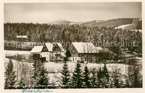 AK / Ansichtskarte 73818613 Ober-Schreiberhau_Szklarska_Poreba_Riesengebirge_PL Heinzelbaude mit Hochstein 