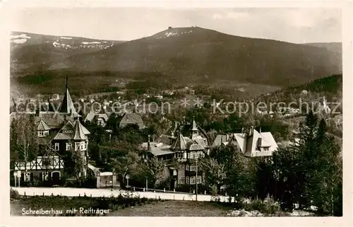 AK / Ansichtskarte  Schreiberhau_Szklarska_Poreba_Riesengebirge_PL mit Reiftraeger 