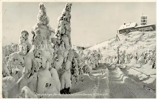 AK / Ansichtskarte  Schreiberhau_Szklarska_Poreba_Riesengebirge_PL Der Hochstein mit Baude 